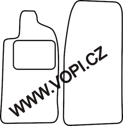 Textil-Autoteppiche Suzuki Cappucino 1995 - Autofit (4511)